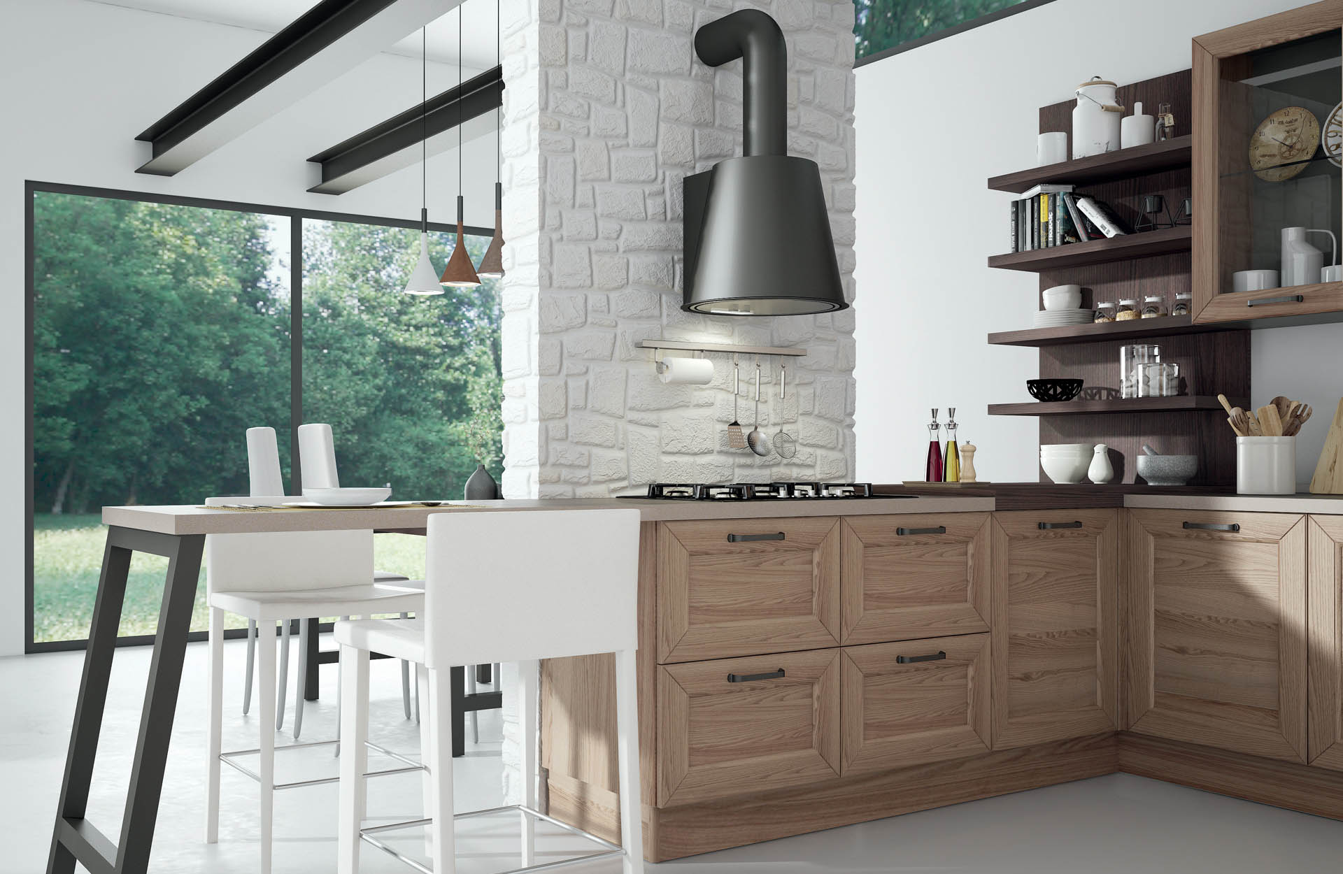 legno materiale cucina sanasi cucine cucina contemporanea collezione divina san pancrazio salentino lecce dubai brindisi