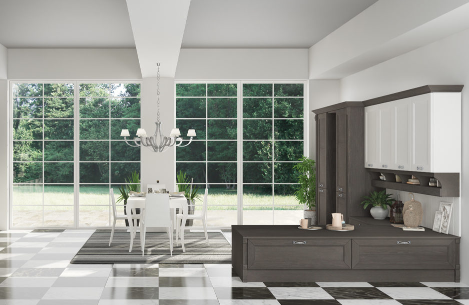 sanasi cucine collezione divina cucina contemporanea frassino laccato carbonio lecce san pancrazio salentino brindisi dubai