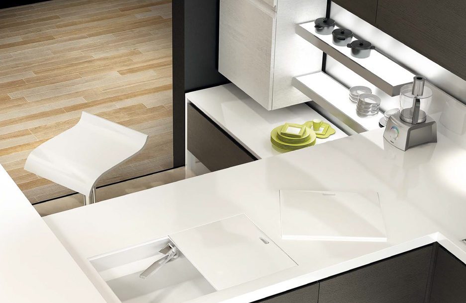 sanasi cucine cucina moderna piano di lavoro modello vanessa evolution san pancrazio salentino dubai brindisi lecce