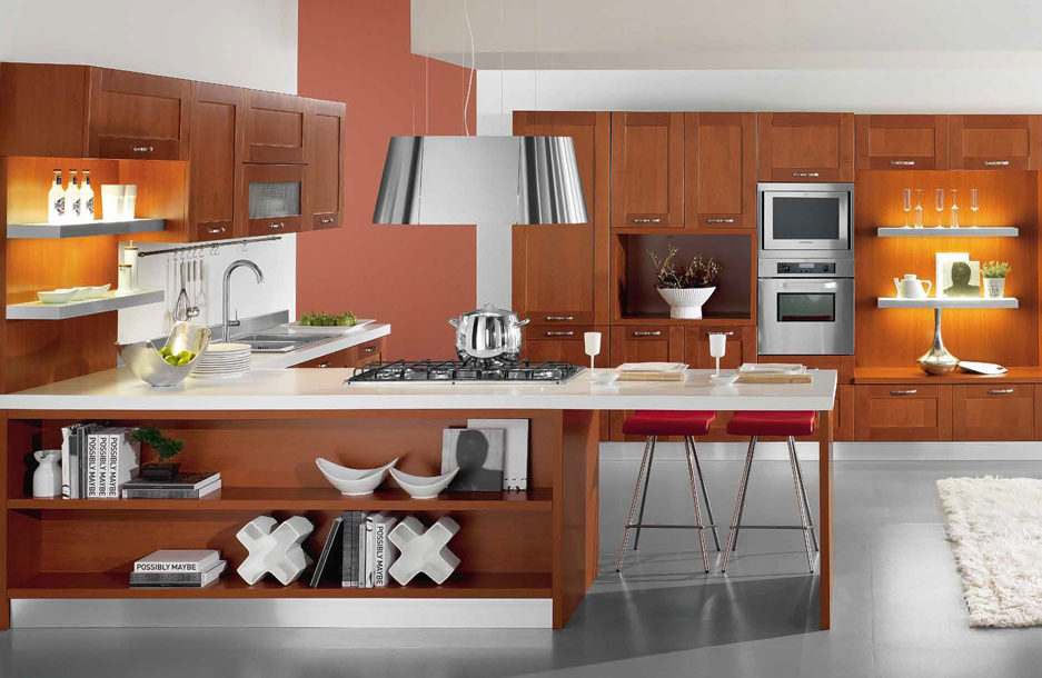 Ambra angolare, Cucine moderne