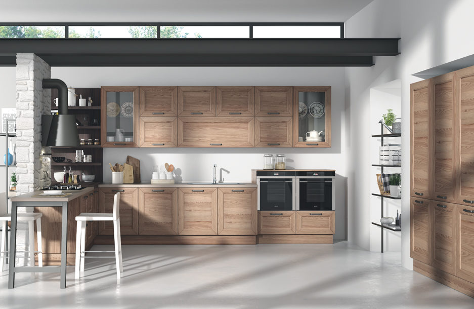 sanasi cucine modello divina frassino natura cucina contemporanea san pancrazio salentino brindisi dubai lecce