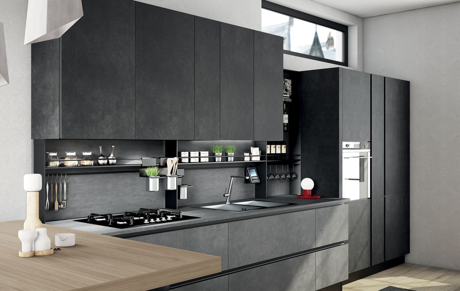 Soluzioni innovative in cucina: le ante in gres porcellanato - Sanasi Cucine