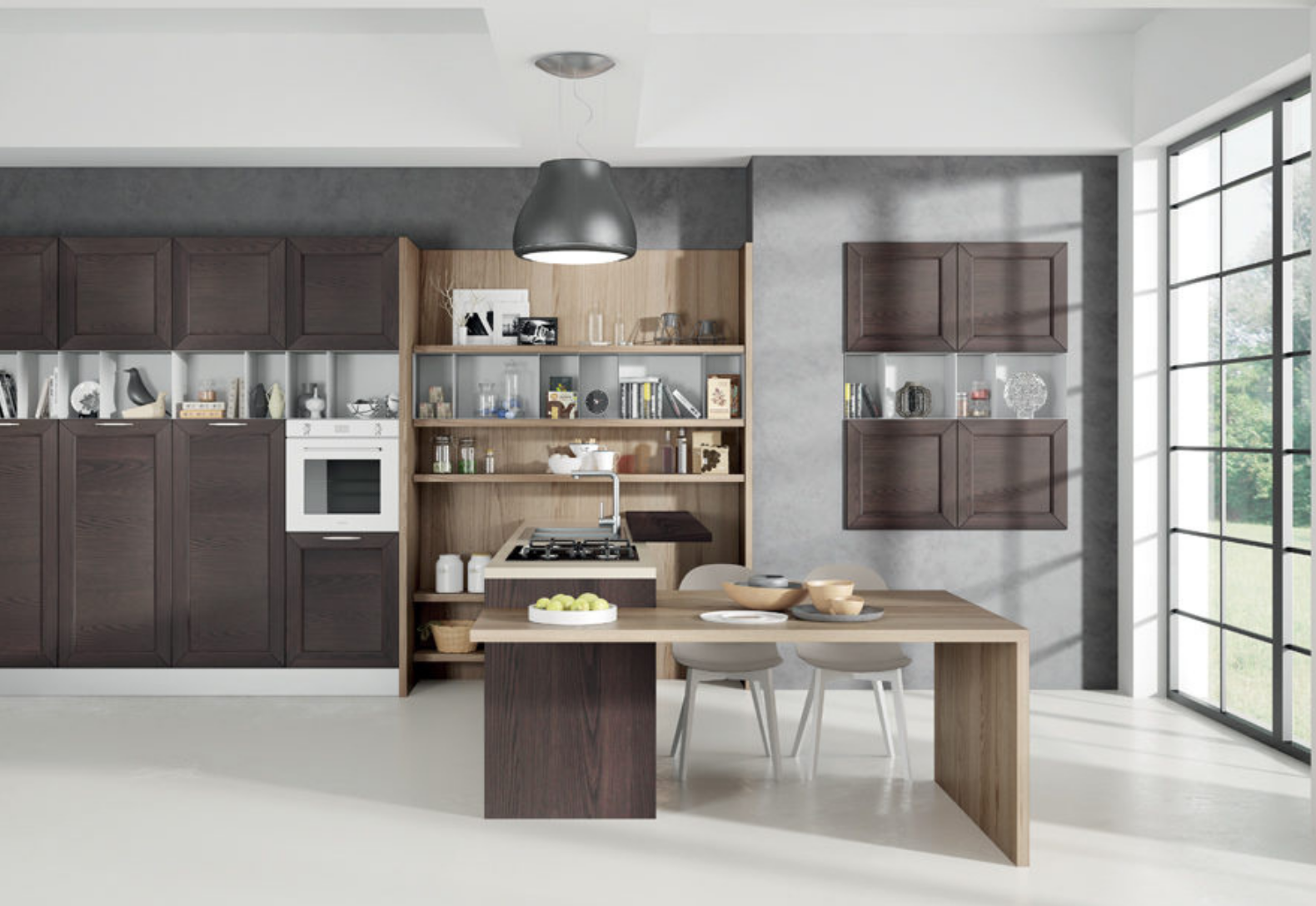 Cucina in stile industriale