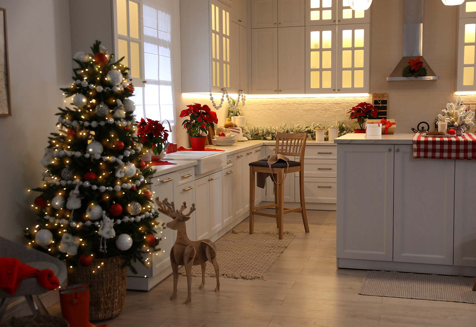 decorare cucina Natale