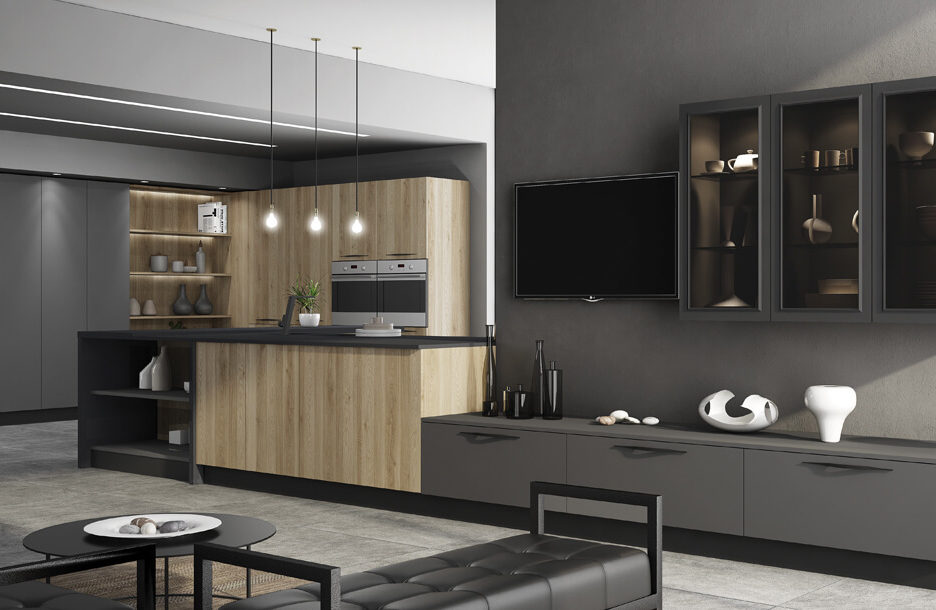 cucina-moderna-sanasi-kreativa-soft-antracite-lecce-brindisi 1